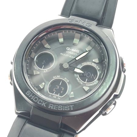  CASIO カシオ メンズ腕時計 デジアナウォッチ 電波ソーラー Baby-G G-MS ジーミズ MSG-W100G ブラック