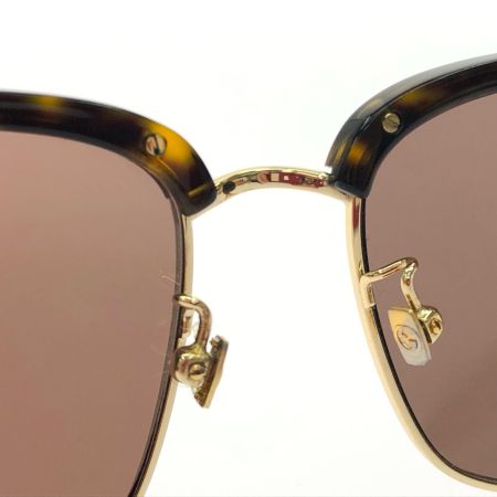  GUCCI グッチ メンズ アイウェア サングラス サーモントブロー型 セルフレーム メタルフレーム コンビネーション フルリム GG0697S