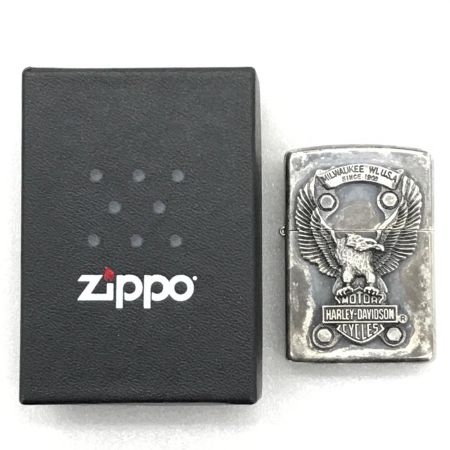  HARLEY-DAVIDSON ハーレーダビッドソン オイルライター ZIPPO イーグルプレート/MILWAUKEE/K-X