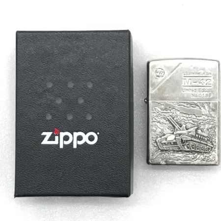   オイルライター ZIPPO M-42/I-XIV US army medium tank M-42 Limited Edition
