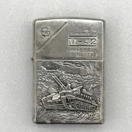   オイルライター ZIPPO M-42/I-XIV US army medium tank M-42 Limited Edition