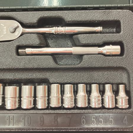  Snap-on スナップオン ハンドツール 1/4"スターターセット  KRA-207 グリーンマイカ