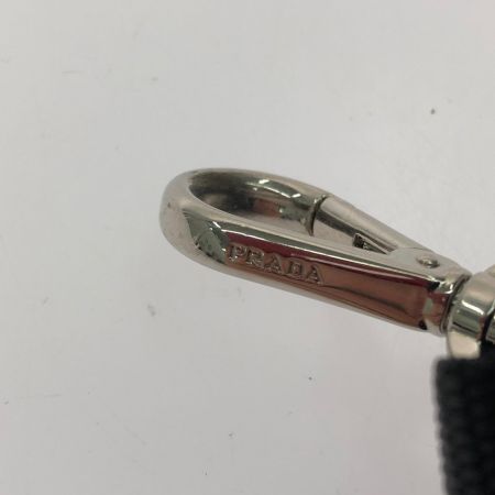  PRADA プラダ キーホルダー バッグチャーム ナイロン リュック型チャーム ブラック