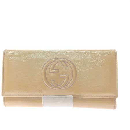  GUCCI グッチ レディース 長財布 ソーホー インターロッキングG GG 282414・2184 カーキ