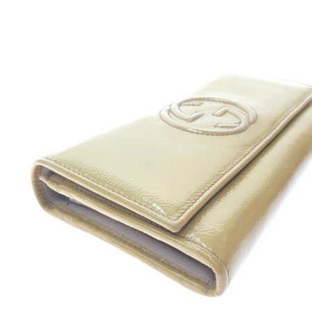  GUCCI グッチ レディース 長財布 ソーホー インターロッキングG GG 282414・2184 カーキ