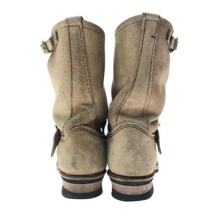  RED WING レッドウィング メンズブーツ エンジニアブーツ スエード 27cm 8268 ベージュ