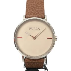▼▼ FURLA フルラ レディース腕時計 クオーツ ジャーダ アナログ レザーベルト R4251108525 Bランク