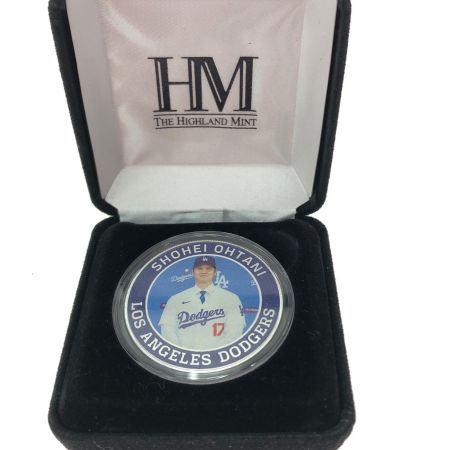  THE HIGHLAND MINT ハイランドミント 大谷翔平 ドジャース移籍記念シルバーコイン 2024個限定