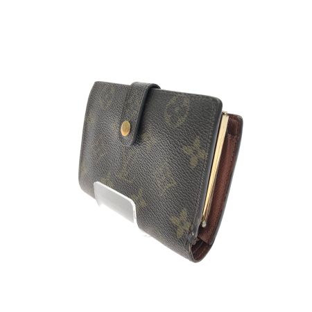  LOUIS VUITTON ルイヴィトン レディース 二つ折り財布 がま口財布 モノグラム ポルトモネ・ビエ ヴィエノワ M61663 ブラウン