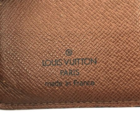  LOUIS VUITTON ルイヴィトン レディース 二つ折り財布 がま口財布 モノグラム ポルトモネ・ビエ ヴィエノワ M61663 ブラウン