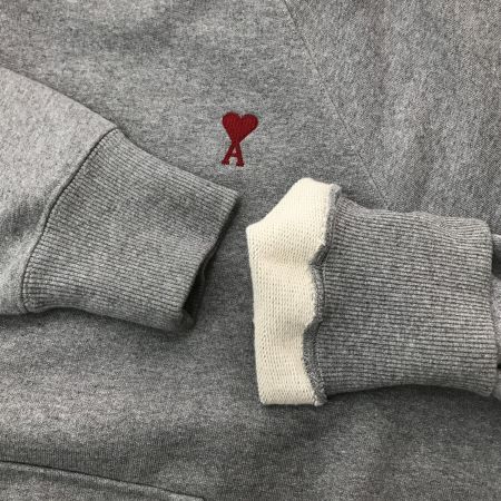  AMI パーカー SIZE L グレー フード付き BFUSW205.747 グレー