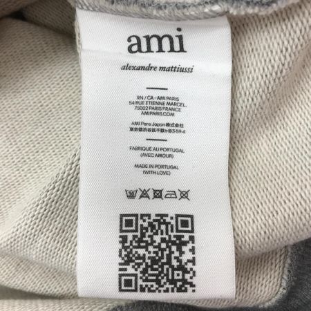  AMI パーカー SIZE L グレー フード付き BFUSW205.747 グレー