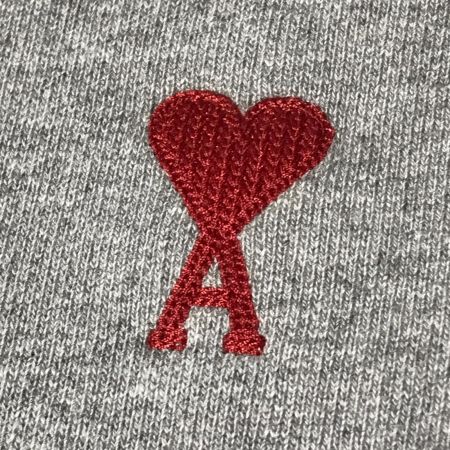  AMI パーカー SIZE L グレー フード付き BFUSW205.747 グレー