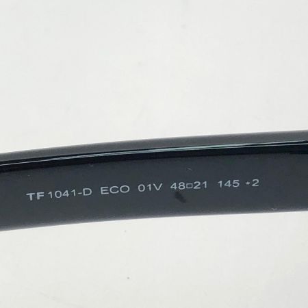  TOM FORD トムフォード アイウェア ユニセックス ウェリントン型 サングラス セルフレーム アジアンフィット TF1041-D ブラック