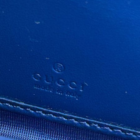  GUCCI グッチ GGエンボス ウォレット ラウンドファスナー長財布 6255558-203887 ブルー