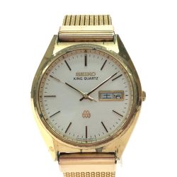 SEIKO セイコー メンズ腕時計 クオーツ KING QUARTZ キングクオーツ ヴィンテージ デイデイト ベルト社外品 9923-8060 Cランク