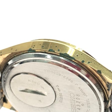 SEIKO セイコー メンズ腕時計 クオーツ KING QUARTZ キングクオーツ ヴィンテージ デイデイト ベルト社外品 9923-8060