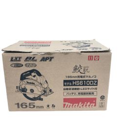 ▼▼ MAKITA マキタ 電動工具 コードレス式 18V 165mm 充電式マルノコ 丸のこ 本体のみ HS610D ブルー Bランク