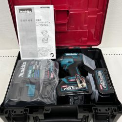 ▼▼ MAKITA マキタ インパクトドライバ 40v コードレス式 PSEマーク有 TD002G ブルー Aランク