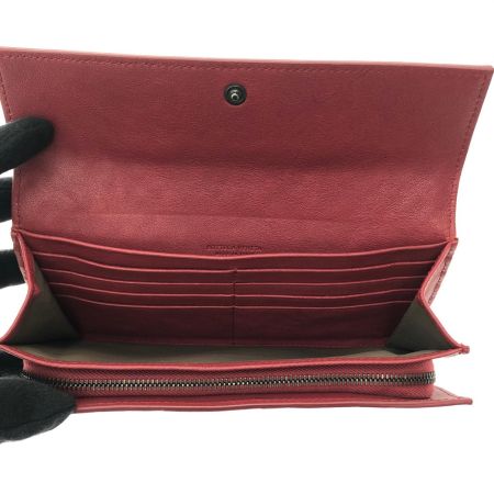  BOTTEGA VENETA ボッテガヴェネタ ユニセックス 長財布 イントレチャート 150509 V001N 6411 レッド