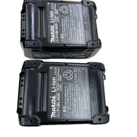 MAKITA マキタ インパクトドライバ コードレス式 40v 充電器・充電池2個・ケース付 TD002GRDXB ブラック