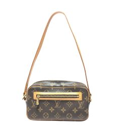 ▼▼ LOUIS VUITTON ルイヴィトン レディース ショルダーバッグ モノグラム ポシェットシテ M51183 ブラウン Bランク