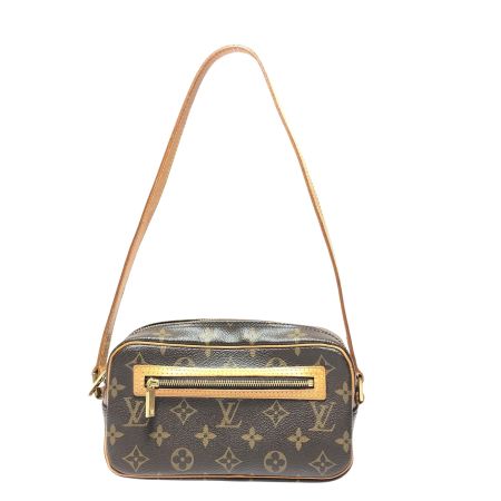  LOUIS VUITTON ルイヴィトン レディース ショルダーバッグ モノグラム ポシェットシテ M51183 ブラウン