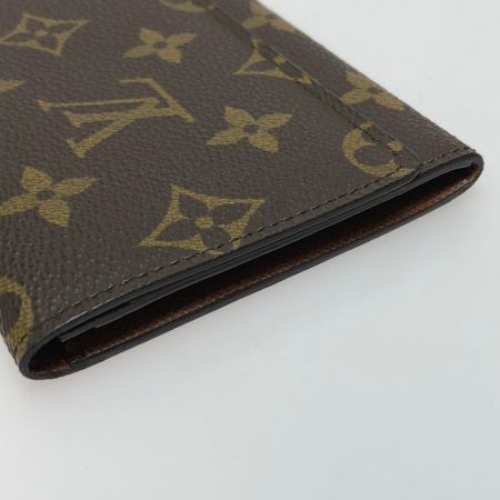 LOUIS VUITTON ルイヴィトン メンズ 二つ折り長財布 日本円札入れ モノグラム ポルトフォイユ M61818 ブラウン