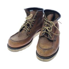  RED WING レッドウィング メンズブーツ アイリッシュセッター モックトゥ ブーツ 縦羽タグ 織りネームタグ 875 ブラウン Cランク