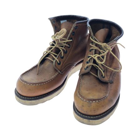  RED WING レッドウィング メンズブーツ アイリッシュセッター モックトゥ ブーツ 縦羽タグ 織りネームタグ 875 ブラウン