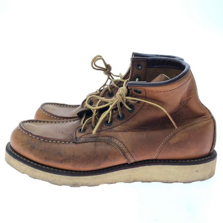  RED WING レッドウィング メンズブーツ アイリッシュセッター モックトゥ ブーツ 縦羽タグ 織りネームタグ 875 ブラウン