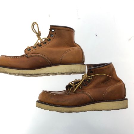  RED WING レッドウィング メンズブーツ アイリッシュセッター モックトゥ ブーツ 縦羽タグ 織りネームタグ 875 ブラウン