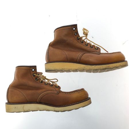  RED WING レッドウィング メンズブーツ アイリッシュセッター モックトゥ ブーツ 縦羽タグ 織りネームタグ 875 ブラウン