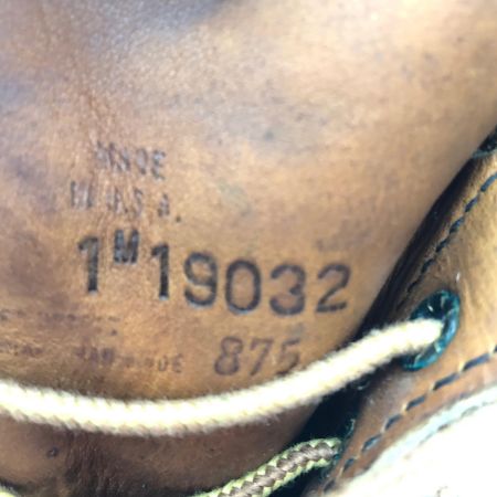  RED WING レッドウィング メンズブーツ アイリッシュセッター モックトゥ ブーツ 縦羽タグ 織りネームタグ 875 ブラウン