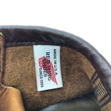  RED WING レッドウィング メンズブーツ アイリッシュセッター モックトゥ ブーツ 縦羽タグ 織りネームタグ 875 ブラウン