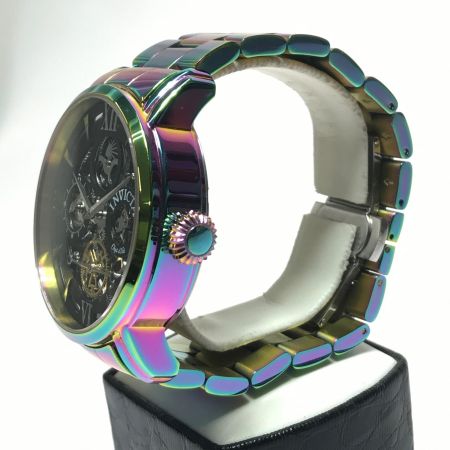  INVICTA 腕時計 クロノグラフ INVICTA Objet D Art 自動巻き ステンレススチール ブラック 40990