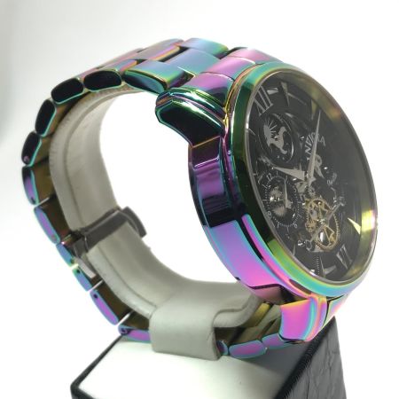  INVICTA 腕時計 クロノグラフ INVICTA Objet D Art 自動巻き ステンレススチール ブラック 40990