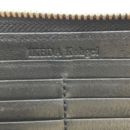  池田工芸 長財布 クロコダイル 内パイソン 373-S2590-2-1098 ブラック×ゴールド