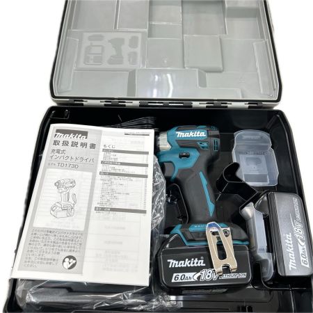 MAKITA マキタ インパクトドライバ コードレス式 18v 充電器・充電池2個・ケース付 TD173DRGX