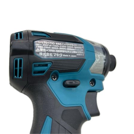 MAKITA マキタ インパクトドライバ コードレス式 18v 充電器・充電池2個・ケース付 TD173DRGX