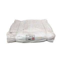 ▼▼  メーカー不明 防炎シート 白 5.4ｘ7.2m 450P 1枚 工事現場 野積み 防砂 災害 防災 備蓄 養生シート Sランク