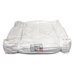 ▼▼  メーカー不明 防炎シート 白 5.4ｘ7.2m 450P 1枚 工事現場 野積み 防砂 災害 防災 備蓄 養生シート Sランク