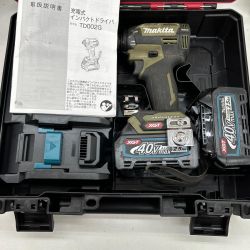 ▼▼ MAKITA マキタ インパクトドライバ コードレス式 40vPSEマーク有 TD002GRDXO オリーブ Bランク