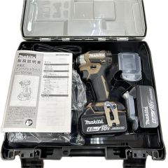 MAKITA マキタ インパクトドライバ コードレス式 18v 充電器・充電池2個・ケース付 TD173DGXAB ブラウン Sランク