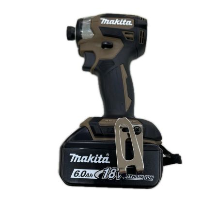 MAKITA マキタ インパクトドライバ コードレス式 18v 充電器・充電池2個・ケース付 TD173DGXAB ブラウン
