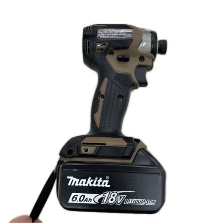 MAKITA マキタ インパクトドライバ コードレス式 18v 充電器・充電池2個・ケース付 TD173DGXAB ブラウン