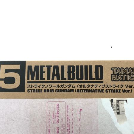  BANDAI バンダイ METAL BUILD 機動戦士ガンダムSEED ストライクノワール オルタナティブストライクVer. 輸送箱未開封