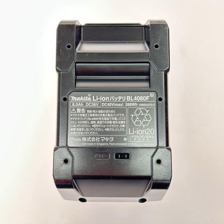  MAKITA マキタ バッテリー  40v 8.0Ah BL4080F ブラック