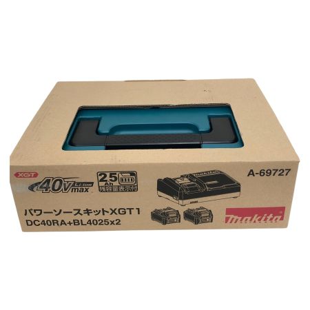  MAKITA マキタ パワーソースキット XGT10 40V バッテリBL4025×2本・充電器DC40RA PSEマーク有 A-69727