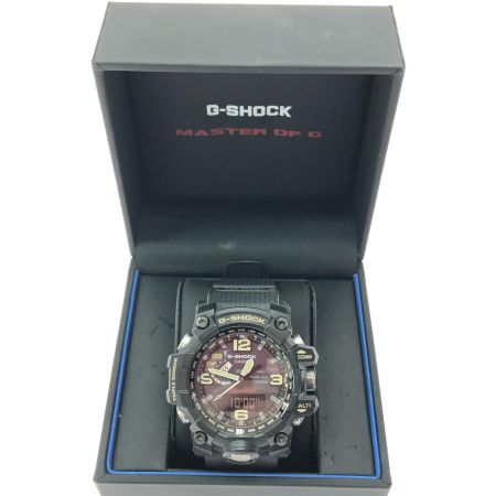  CASIO カシオ メンズ腕時計 デジアナウォッチ 電波ソーラー G-SHOCK Gショック マッドマスター GWG-1000 ブラック